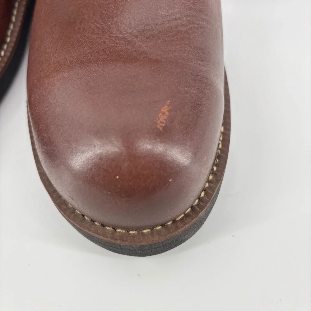 VTG Deadstock Georgia Boot‎ Carbo-Tec Mens Steel Toe Leather Made in USA 7 NWT